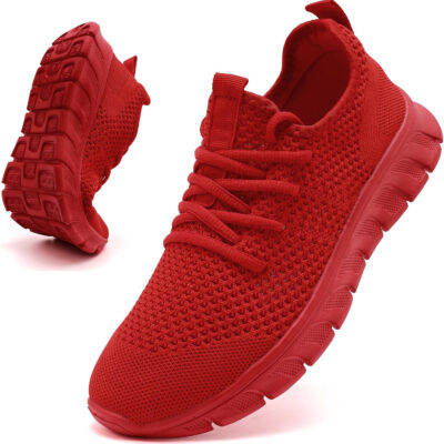 Men's Lightweight Running Shoes Slip On Walking Tennis Gym Shoes Fashion Sneakers