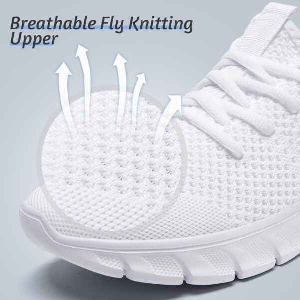 Men's Lightweight Running Shoes Slip On Walking Tennis Gym Shoes Fashion Sneakers