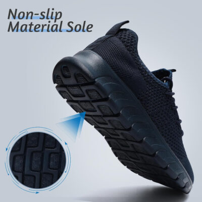 Men's Lightweight Running Shoes Slip On Walking Tennis Gym Shoes Fashion Sneakers