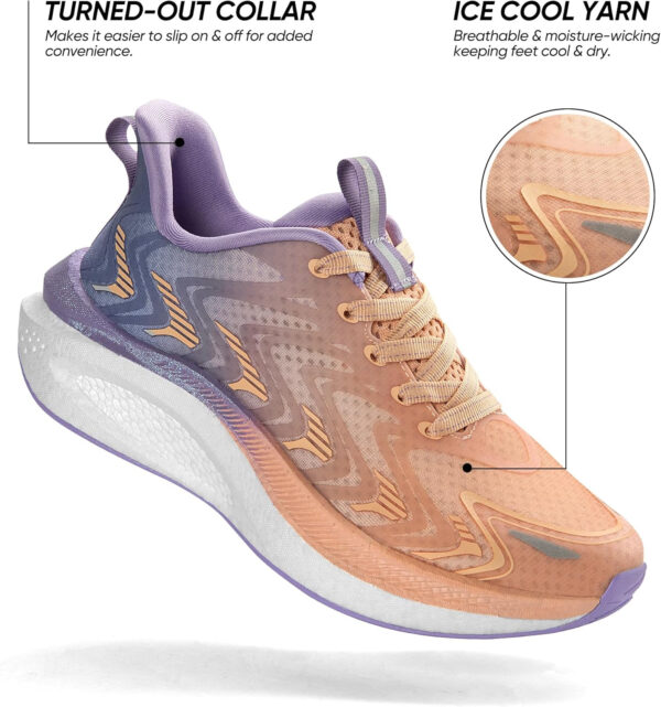 6899a19772d1a1c418ad65c72ae4dfa90e25b2d5feed627b33d57.jpg Women's Running Walking Tennis Shoes Comfortable Non-Slip FlyLife Breathable Athletic Workout Gym Cross Trainer Sports Sneakers