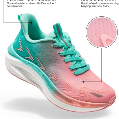 6899a19f7c123fdf4d52e6fbcbca781a9aae69bcf22036f0a6293.jpg Women's Running Walking Tennis Shoes Comfortable Non-Slip FlyLife Breathable Athletic Workout Gym Cross Trainer Sports Sneakers