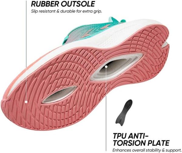 6899a19fe6e8bab10327989b7f56fae2d47436e98b769879caf79.jpg Women's Running Walking Tennis Shoes Comfortable Non-Slip FlyLife Breathable Athletic Workout Gym Cross Trainer Sports Sneakers
