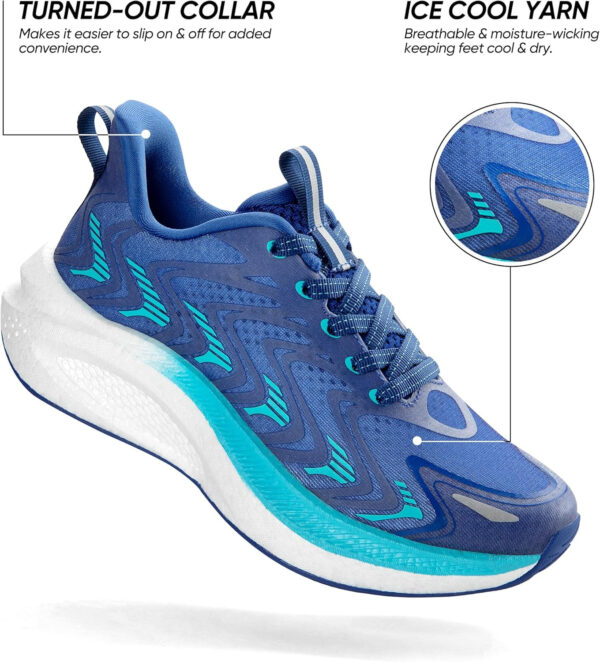 6899a1ae5b85b1d5645da2e1e54c4cc306896c0b2dced543c9801.jpg Women's Running Walking Tennis Shoes Comfortable Non-Slip FlyLife Breathable Athletic Workout Gym Cross Trainer Sports Sneakers