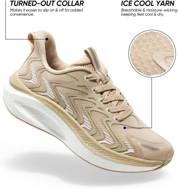 6899a1b6a2831d556d17b399cfc1e0b37bbe2d28ff223bcd6dc49.jpg Women's Running Walking Tennis Shoes Comfortable Non-Slip FlyLife Breathable Athletic Workout Gym Cross Trainer Sports Sneakers