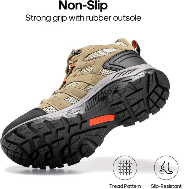 6899b74548d1ef19f0b58a7ea89b3c4cbef258af5f1ff319220c0.jpg NORTIV 8 Women's Waterproof Hiking Boots Outdoor Trekking Mid Backpacking Mountaineering lightweight boots