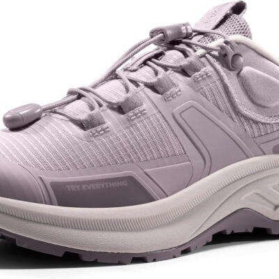 NORTIV 8 Women's Lightweight Hiking Shoes Quick Laces Outdoor Fashion Sneakers