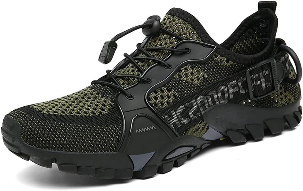 TANGYUGEN Water Shoes Men Women Outdoor Hiking Shoes Quick Drying Beach Aqua Shoes Travel Trekking Walking Climbing Sneakers