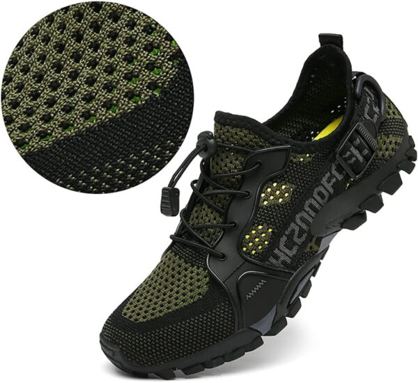 TANGYUGEN Water Shoes Men Women Outdoor Hiking Shoes Quick Drying Beach Aqua Shoes Travel Trekking Walking Climbing Sneakers