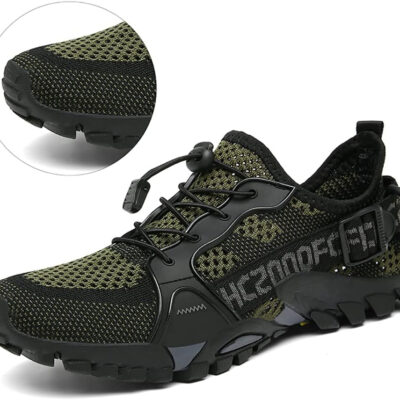 TANGYUGEN Water Shoes Men Women Outdoor Hiking Shoes Quick Drying Beach Aqua Shoes Travel Trekking Walking Climbing Sneakers