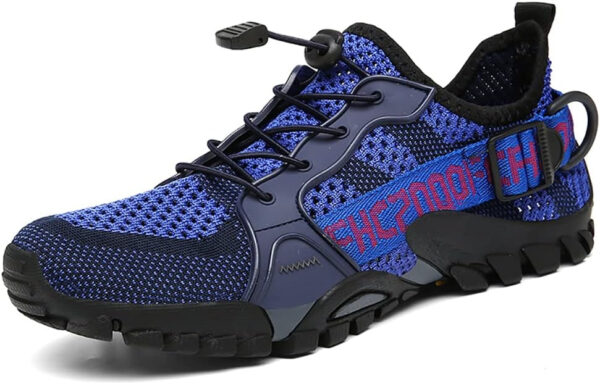 TANGYUGEN Water Shoes Men Women Outdoor Hiking Shoes Quick Drying Beach Aqua Shoes Travel Trekking Walking Climbing Sneakers