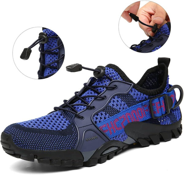 TANGYUGEN Water Shoes Men Women Outdoor Hiking Shoes Quick Drying Beach Aqua Shoes Travel Trekking Walking Climbing Sneakers