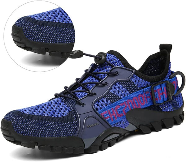 TANGYUGEN Water Shoes Men Women Outdoor Hiking Shoes Quick Drying Beach Aqua Shoes Travel Trekking Walking Climbing Sneakers