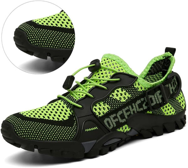 TANGYUGEN Water Shoes Men Women Outdoor Hiking Shoes Quick Drying Beach Aqua Shoes Travel Trekking Walking Climbing Sneakers