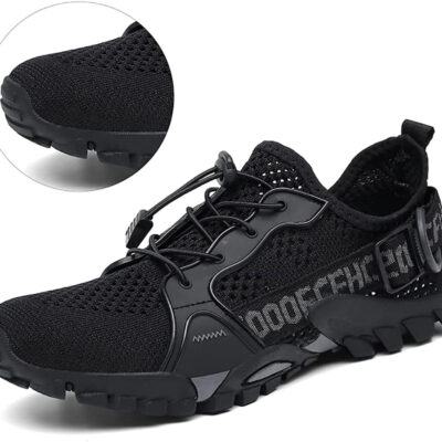 TANGYUGEN Water Shoes Men Women Outdoor Hiking Shoes Quick Drying Beach Aqua Shoes Travel Trekking Walking Climbing Sneakers