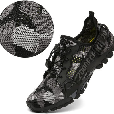 TANGYUGEN Water Shoes Men Women Outdoor Hiking Shoes Quick Drying Beach Aqua Shoes Travel Trekking Walking Climbing Sneakers