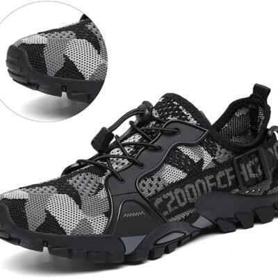 TANGYUGEN Water Shoes Men Women Outdoor Hiking Shoes Quick Drying Beach Aqua Shoes Travel Trekking Walking Climbing Sneakers