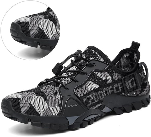 TANGYUGEN Water Shoes Men Women Outdoor Hiking Shoes Quick Drying Beach Aqua Shoes Travel Trekking Walking Climbing Sneakers