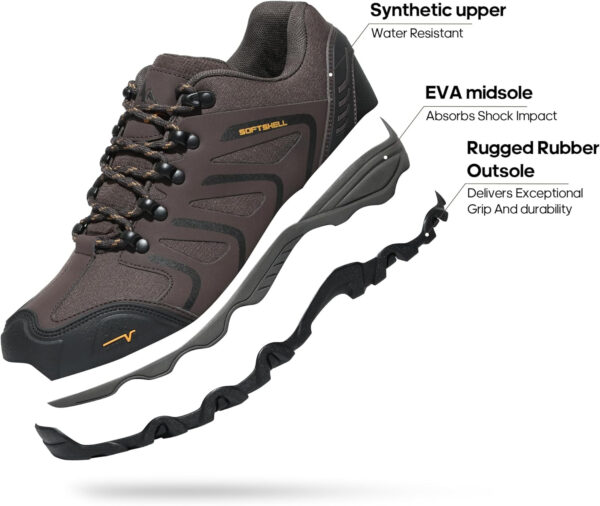 6899bb8f12cd2f2164789eaa089b4582838ad3993210ef31fa6a9.jpg NORTIV 8 Men's Low Top Waterproof Hiking Shoes Trekking Trails Outdoor Work Shoes