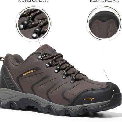 6899bb91e53886b070bfd8c26adf1f79f0e8c9ff3c5b04f4721bf.jpg NORTIV 8 Men's Low Top Waterproof Hiking Shoes Trekking Trails Outdoor Work Shoes