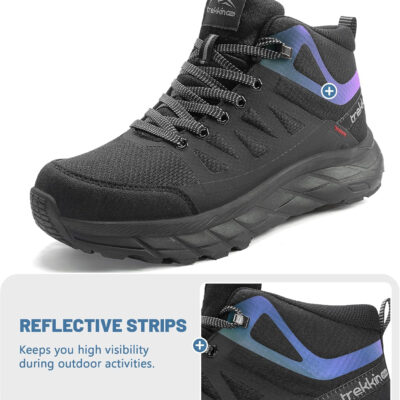 6899bbff351de8df635691ac42ac9a15733e8be2ccf2a3e0809f2.jpg Men's Waterproof Slip Resistant Hiking Boots Outdoor Trail Trekking Camping Casual Walking Hunting Shoes Mountain Travel Mid Ankle Lace up