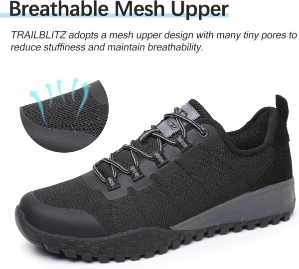 Hiking Shoes Men Casual Walking Tennis Sneakers Comfortable Lightweight Breathable Non Slip Outdoor Trekking Adventure Camping Rock Climbing Work Durable Classic Versatile