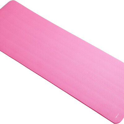 Amazon Basics 1/2 Inch Extra Thick Exercise Yoga Mat with Carrying Strap, Cushioned Support, for Fitness and Gym Workouts