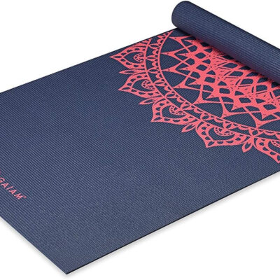 6899c336a2f2ca0d46a90ba7bed17c731c987a73ebdc92d15790b.jpg Gaiam Print Yoga Mat, Non Slip Exercise & Fitness Mat for All Types of Yoga, Pilates & Floor Exercises