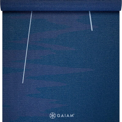 6899c33cc485473cf1f07b33b82207d2a0bc07bd8d516bb3d7ace.jpg Gaiam Print Yoga Mat, Non Slip Exercise & Fitness Mat for All Types of Yoga, Pilates & Floor Exercises