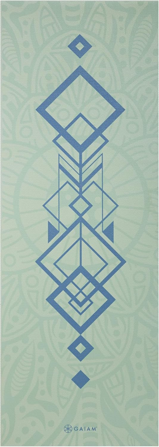 6899c35308ab63e841b077b7c11de27b2e1bc3830c641eef3855d.jpg Gaiam Print Yoga Mat, Non Slip Exercise & Fitness Mat for All Types of Yoga, Pilates & Floor Exercises