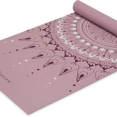 6899c35518b536a9a77bbcf0e1fc25e0229c91dd08284529df9ca.jpg Gaiam Print Yoga Mat, Non Slip Exercise & Fitness Mat for All Types of Yoga, Pilates & Floor Exercises