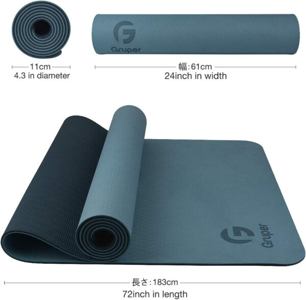 6899c3e55371b45ce5cbaf9f12d2bbea00296197f81cae9f4f2d5.jpg Yoga Mat Non Slip, Eco Friendly Fitness Exercise Mat with Carrying Strap,Pro Yoga Mats for Women,Workout Mats for Home, Pilates and Floor Exercises
