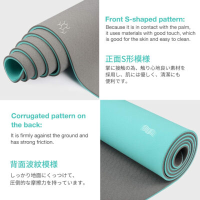 6899c3f3511f3e23e2ada171c6435e64669eb0f2acda643202a7f.jpg Yoga Mat Non Slip, Eco Friendly Fitness Exercise Mat with Carrying Strap,Pro Yoga Mats for Women,Workout Mats for Home, Pilates and Floor Exercises