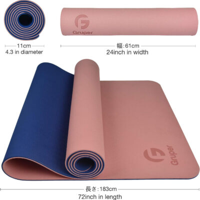 6899c3f9e75087d7124897f86cccdff167aa3a23d243ad234bf48.jpg Yoga Mat Non Slip, Eco Friendly Fitness Exercise Mat with Carrying Strap,Pro Yoga Mats for Women,Workout Mats for Home, Pilates and Floor Exercises