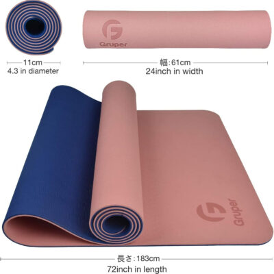 6899c3ffaa177d2aa064d19fa1bb3eab43fafac15e6141d93108e.jpg Yoga Mat Non Slip, Eco Friendly Fitness Exercise Mat with Carrying Strap,Pro Yoga Mats for Women,Workout Mats for Home, Pilates and Floor Exercises