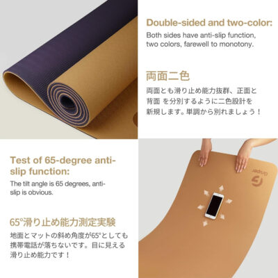 6899c41363825c780f81b96271abaf42de30d27dd3cde14f10f81.jpg Yoga Mat Non Slip, Eco Friendly Fitness Exercise Mat with Carrying Strap,Pro Yoga Mats for Women,Workout Mats for Home, Pilates and Floor Exercises