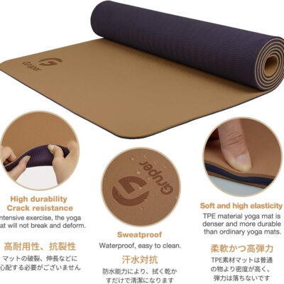 6899c415947391c24b54bebda103664297f8015f9b6df981d3cb3.jpg Yoga Mat Non Slip, Eco Friendly Fitness Exercise Mat with Carrying Strap,Pro Yoga Mats for Women,Workout Mats for Home, Pilates and Floor Exercises