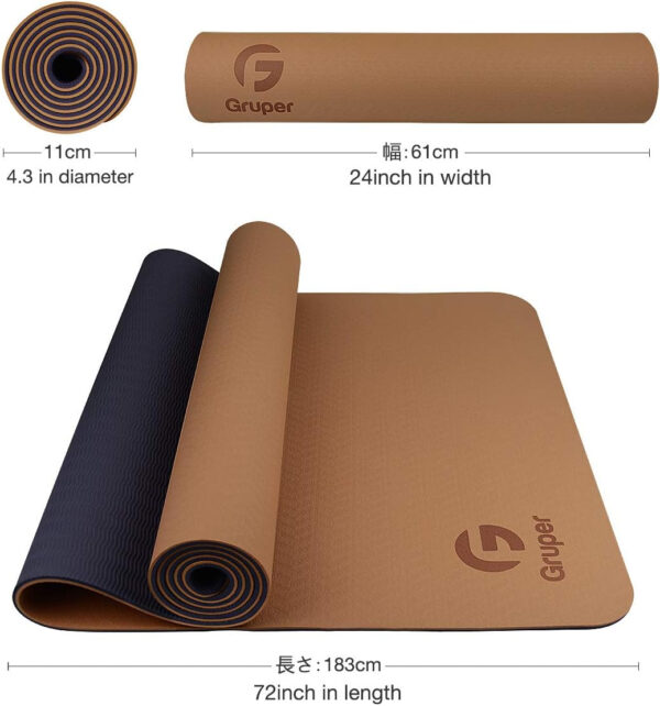 6899c41795d7e37a2c8396772d0eb1cd68b68b271d8563803e35d.jpg Yoga Mat Non Slip, Eco Friendly Fitness Exercise Mat with Carrying Strap,Pro Yoga Mats for Women,Workout Mats for Home, Pilates and Floor Exercises