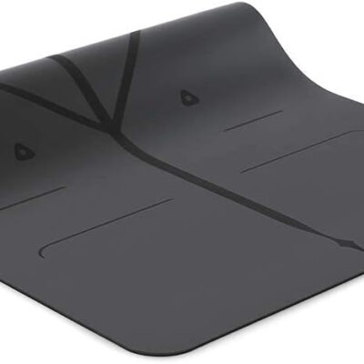 Liforme Original Yoga Mat – Free Yoga Bag Included - Patented Alignment System, Warrior-like Grip, Non-slip, Eco-friendly, sweat-resistant, long, wide, 4.2mm thick mat for comfort