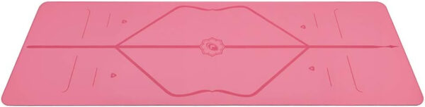 Liforme Original Yoga Mat – Free Yoga Bag Included - Patented Alignment System, Warrior-like Grip, Non-slip, Eco-friendly, sweat-resistant, long, wide, 4.2mm thick mat for comfort