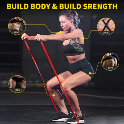 6899cc91d88d48494c268f4050154c33ad2f57b249b975e9b3382.jpg Resistance Band Pull up Band Fitness Exercise Bands Natural Latex for Workout Body Stretch Powerlifting Band Fitness Sport Training at Home/The Gym