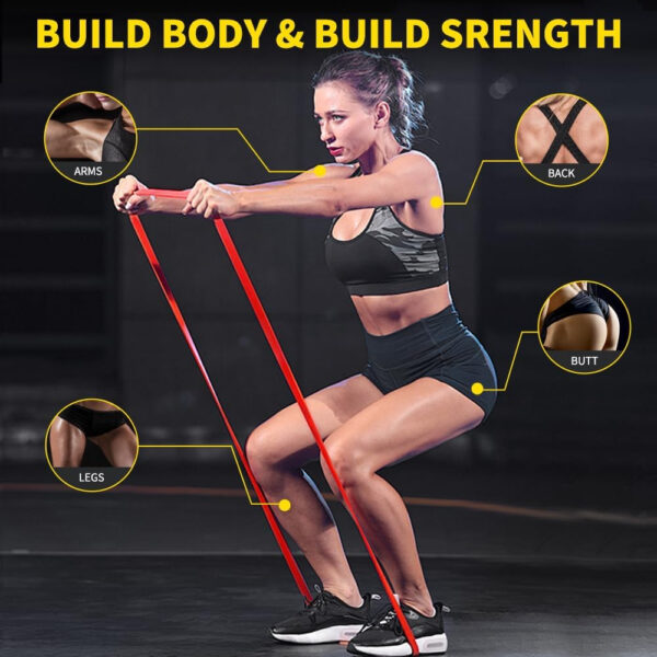 6899cc91d88d48494c268f4050154c33ad2f57b249b975e9b3382.jpg Resistance Band Pull up Band Fitness Exercise Bands Natural Latex for Workout Body Stretch Powerlifting Band Fitness Sport Training at Home/The Gym