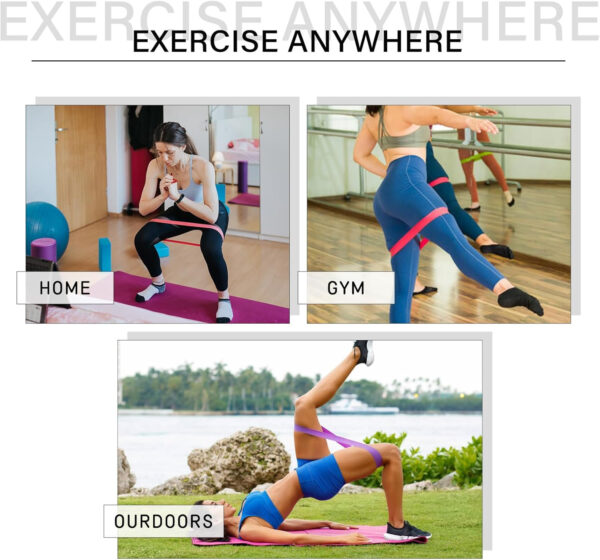 6899ccc1928696e6be91ebbaaed4b29a74168b3e9bf271c13845e.jpg Resistance Bands for Working Out, Physical Therapy Bands, Latex Free Elastic and Exercise Bands Set for Stretching, Suitable for Rehab, Yoga, Pilates, Gym, Home Exercise