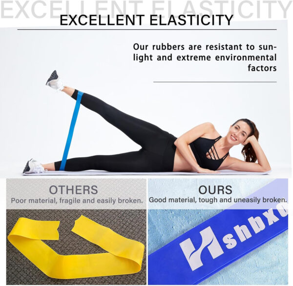 6899ccc2739c4e05fbab1c512a26bd83109998f20147bbbd4b048.jpg Resistance Bands for Working Out, Physical Therapy Bands, Latex Free Elastic and Exercise Bands Set for Stretching, Suitable for Rehab, Yoga, Pilates, Gym, Home Exercise