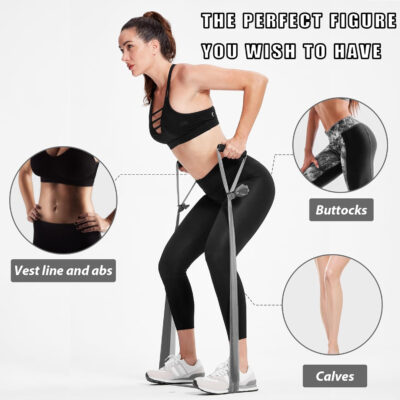 6899cccdf16032a44ceb655b377542e3cc66df851ed61ef11a6ae.jpg Resistance Bands for Working Out, Physical Therapy Bands, Latex Free Elastic and Exercise Bands Set for Stretching, Suitable for Rehab, Yoga, Pilates, Gym, Home Exercise