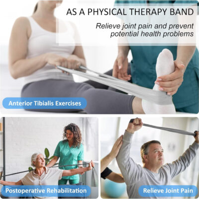 6899ccd219da5a7a4e51c9640e33ff3592904cf5ea1ed0837260e.jpg Resistance Bands for Working Out, Physical Therapy Bands, Latex Free Elastic and Exercise Bands Set for Stretching, Suitable for Rehab, Yoga, Pilates, Gym, Home Exercise