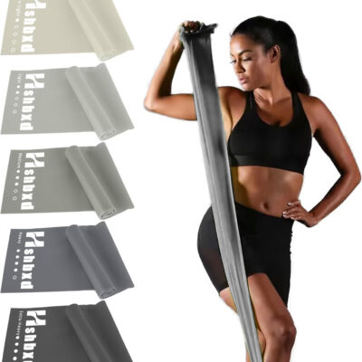 6899ccdf1e496d8bf9a88d0899366dd5cdb939102f5c96be7bbea.jpg Resistance Bands for Working Out, Physical Therapy Bands, Latex Free Elastic and Exercise Bands Set for Stretching, Suitable for Rehab, Yoga, Pilates, Gym, Home Exercise