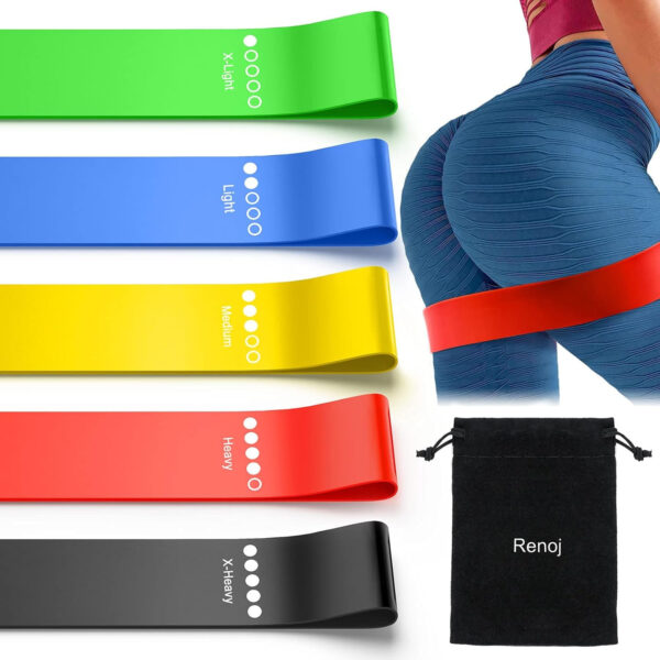 6899cd4c068b3c30452b391a73ab56749547f42be3455f45d4587.jpg Resistance Bands for Working Out, Elastic Exercice Loop Bands for Physical Therapy, Yoga Starter Set of Stretch Bands for Booty Legs, Pilates Flexbands
