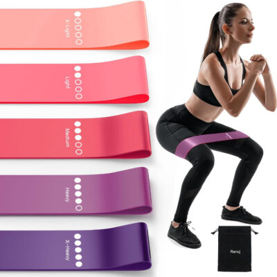 6899cd4d0dd841d0494a1fc83cbf7d94fa6255a94f011de02e288.jpg Resistance Bands for Working Out, Elastic Exercice Loop Bands for Physical Therapy, Yoga Starter Set of Stretch Bands for Booty Legs, Pilates Flexbands