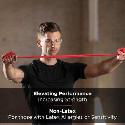 6899cd8677241d74ebc7bb27613d6b38f20d9989413bf22f76822.jpg THERABAND Resistance Bands Set, Professional Elastic Band For Upper & Lower Body Exercise, Strength Training without Weights, Physical Therapy, Pilates, Rehab, Yellow & Red & Green, Beginner