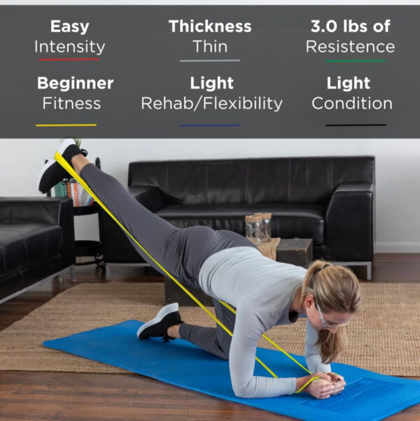 6899cd8e13ce296b8706a7f77e90c9a4285d0b5a93e5a2f33361a.jpg THERABAND Resistance Bands Set, Professional Elastic Band For Upper & Lower Body Exercise, Strength Training without Weights, Physical Therapy, Pilates, Rehab, Yellow & Red & Green, Beginner